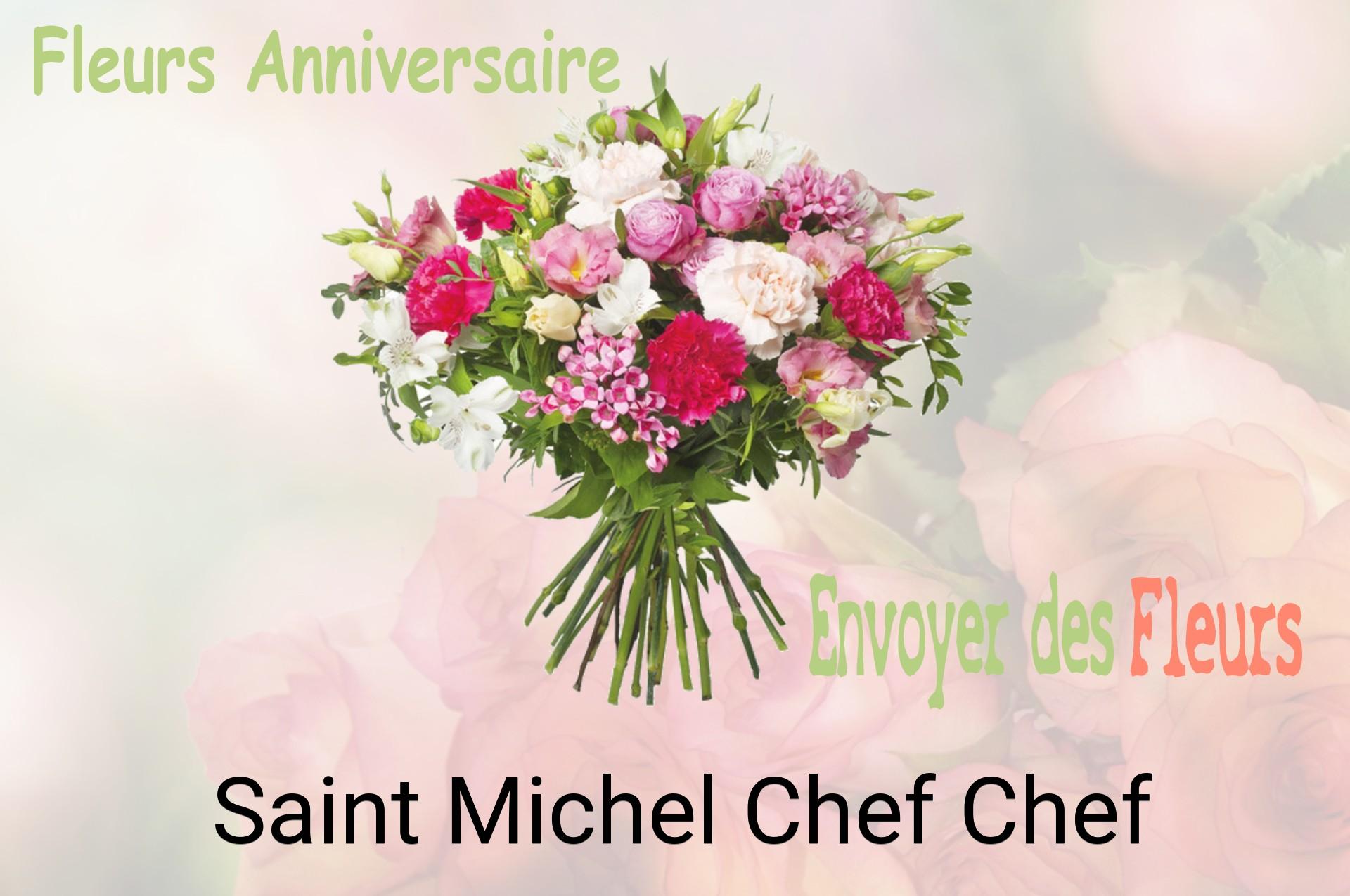 Bouquet de fleurs d’anniversaire livré à Saint-Michel-Chef-Chef